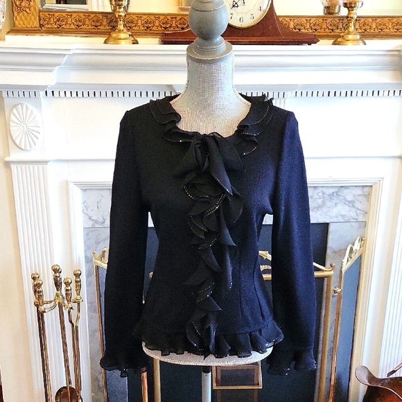Vintage St. John Evening Knit Top